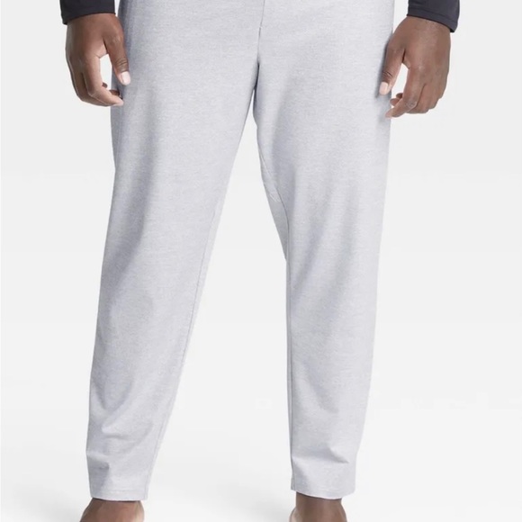 Men’s Fine Line Jogger Pants Size XXL White & Gray - Picture 3 of 4